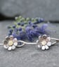 Sterling silver daisy chain bracelet, nature inspired gift for her - Image 6