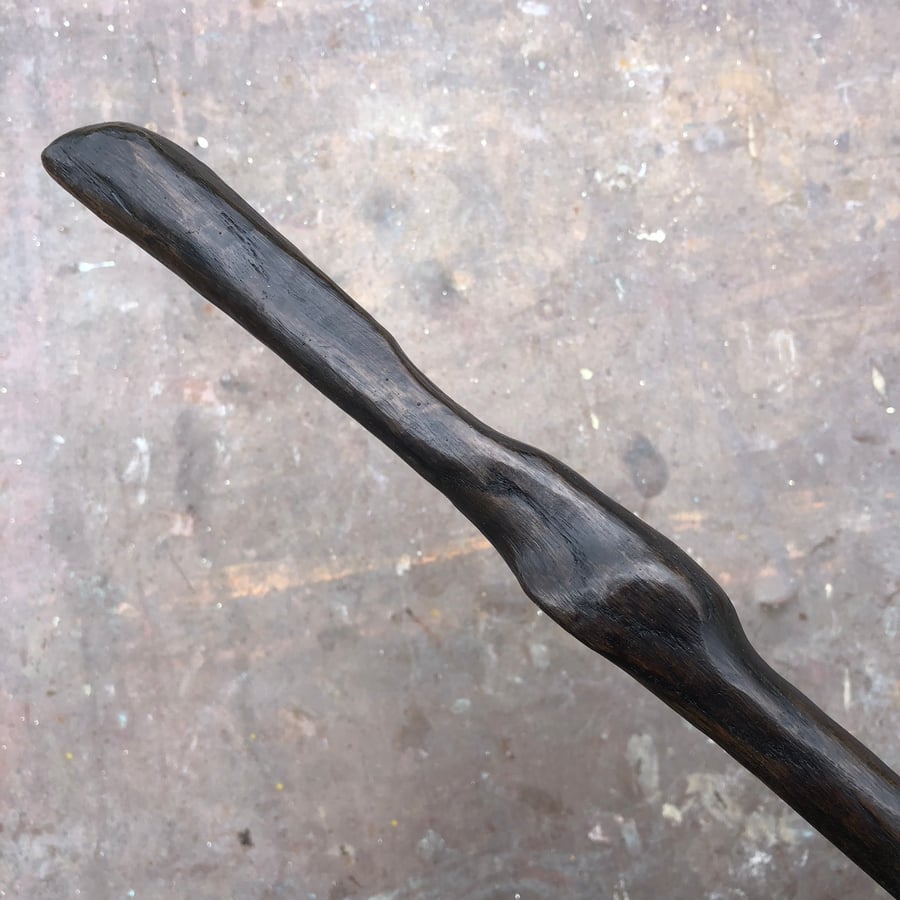 Bog Oak Pagan Wand