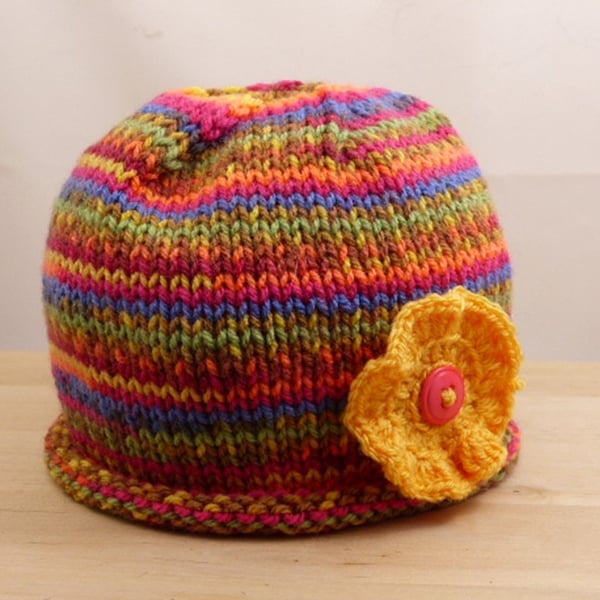 Hand Knitted Baby Hat