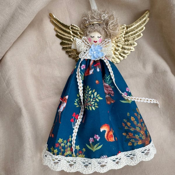 Woodland Fairy Christmas Angel Hanging Decoration Tree Topper 