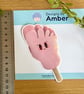 Holographic Pink Foot Ice Cream - Cute Retro Lolly Vinyl Sticker - Image 8