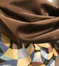 Liberty of London Print Long Scarf.Cotton Tana Lawn and Velvet   - Image 2