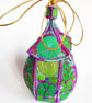 Perfectly Imperfect Textile Treasure Lidded Vessel Free Machine Embroidery  