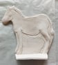 Zebra Ceramic Ornament - Handmade - Image 6