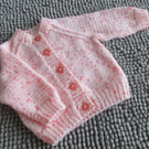 Perfectly Imperfect 16" Round Neck Baby Cardigan  