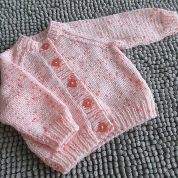 16" Round Neck Baby Cardigan  