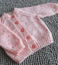 16" Round Neck Baby Cardigan  