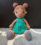Crochet Doll with clothes and shoes for dressing up - Image 2