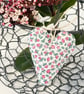 LIBERTY PRINT FLORAL MINI HEART - little pink buds - Image 6
