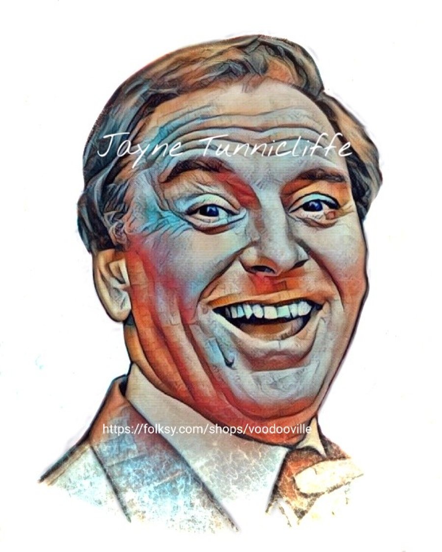 Bob Monkhouse 11 x 8 inches art print - He's got prizes....