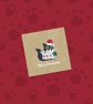 5 Pack Gold Cat Christmas Cards – Pickle and Nancy Festive Set of 5 Designs - Image 3