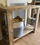 Rustic Vanity Unit Console Table Farmhouse Style THE TARRANT - Image 4