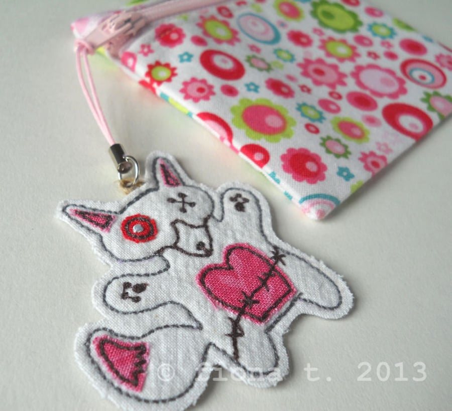 embroidered zombie fox