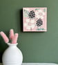 Mosaic Floral Art - Blackberry Mosaic Wall Plaque in Pastel Pink - Image 4