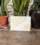 A5 Coptic Bound Handmade Sketchbook Journal - White Leaves (Cartridge Paper) - Image 1