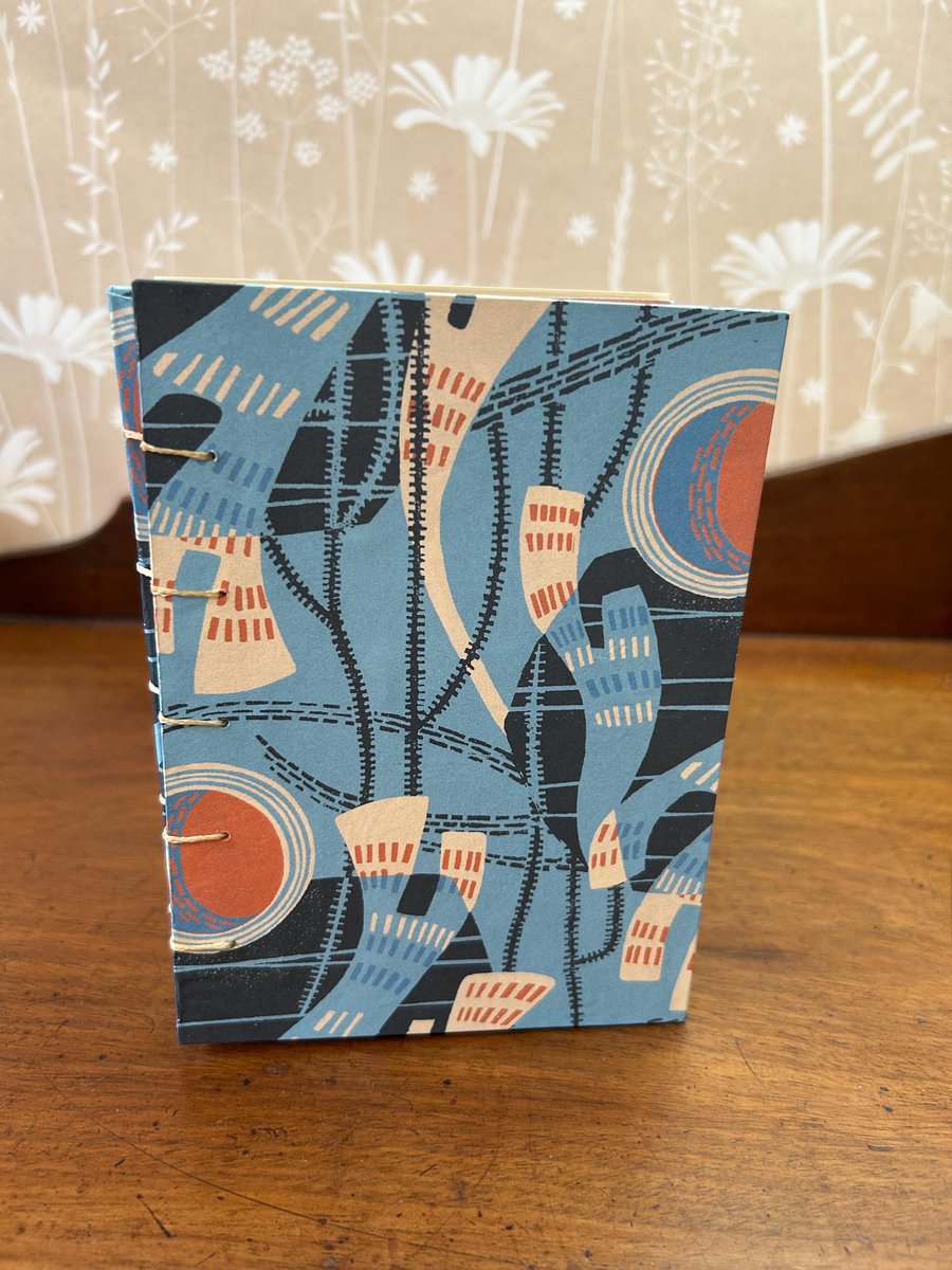 Trees, Coptic bound sketchbook, sketchbook, notebook, hand bound book, book, 