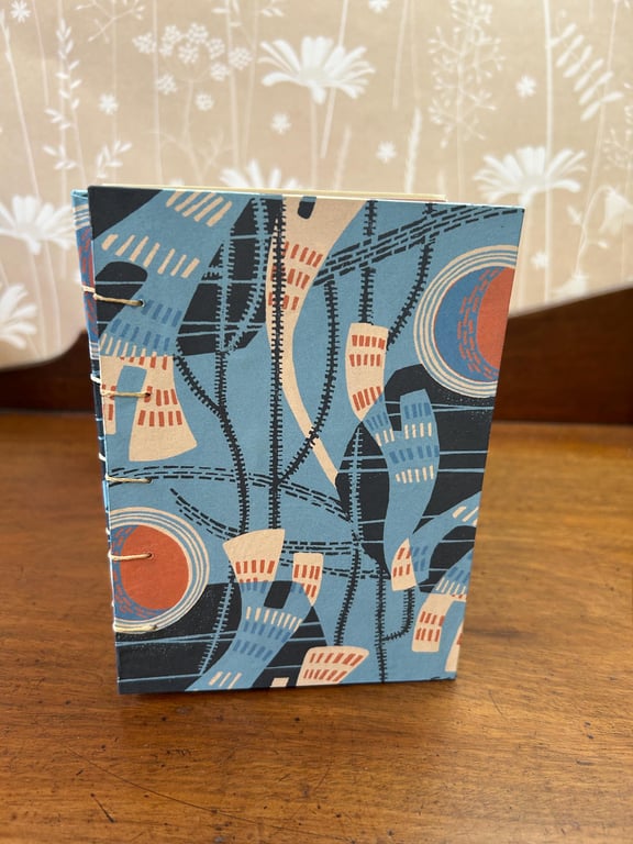 Trees, Coptic bound sketchbook, sketchbook, notebook, hand bound book, book, 