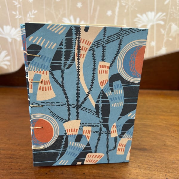 Trees, Coptic bound sketchbook, sketchbook, notebook, hand bound book, book, 