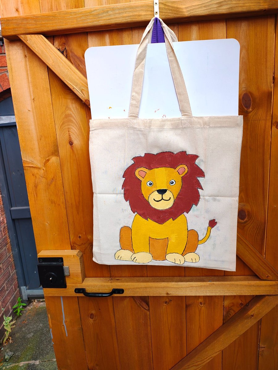 Hand painted tote bags 