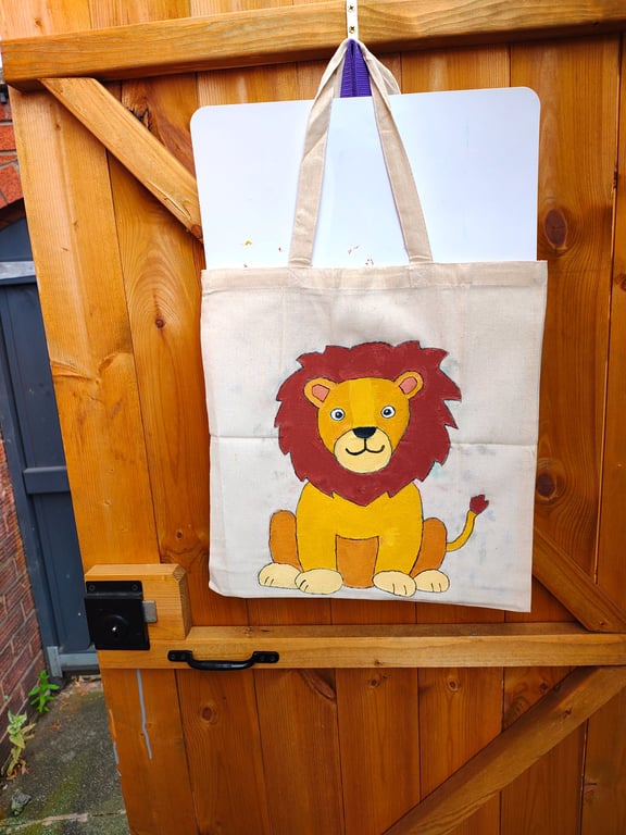 Hand painted tote bags 