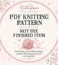 Cable Knit Baby Blanket PDF Knitting Pattern - Diamond Cable Design - Image 9