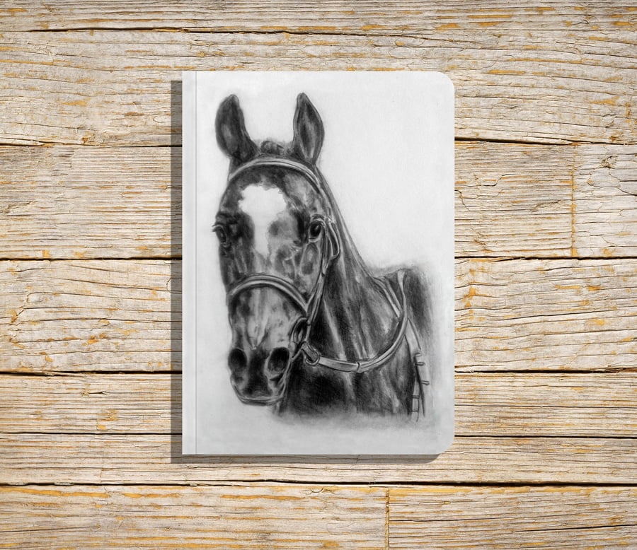 Horse Notebook, Horses Notebook, Lined Paper, Notebook, Horse, Journal, Pony, A6