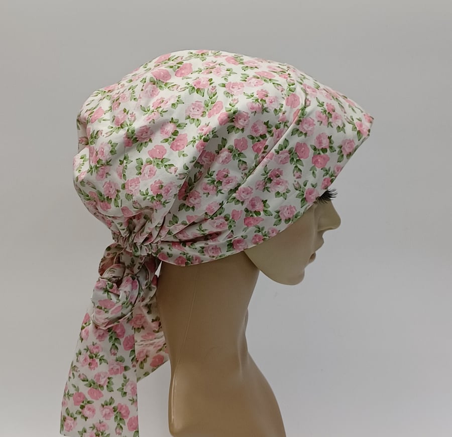Head wear for women, lined cotton head scarf, tichel, head snood, bonnet 
