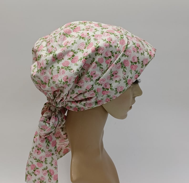 Head wear for women, lined cotton head scarf, tichel, head snood, bonnet 