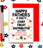 Personalised Dog Dad Father's Day Card, Chief Treat Distributor