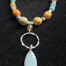 Ancient Earth Fossil Coral Necklace