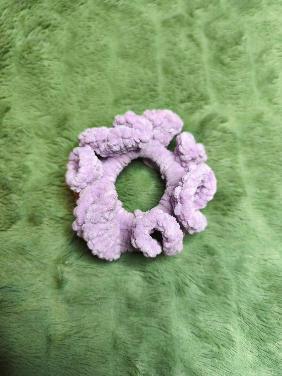 Image of Parma Violet Small Scrunchies Hair Tie