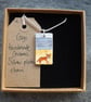 Handmade Ceramic Corgi dog on the beach pendant - Image 5