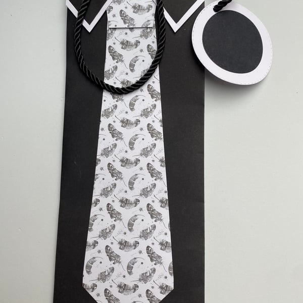 Paper Bottle Bag with Tie