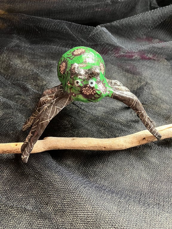 Funky decopatched spider 
