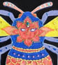 The Sunlit Bee - Handmade Textiles Statement Necklace - Image 9