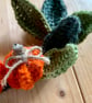 Autumn wreath, pumpkin wreath, small crochet wreath - Image 5
