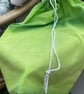 Large cloth gift bag with drawstring top - Image 1
