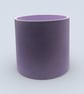 Large Statement 19cm Soft Lilac Purple Round Plant Pot - Image 9