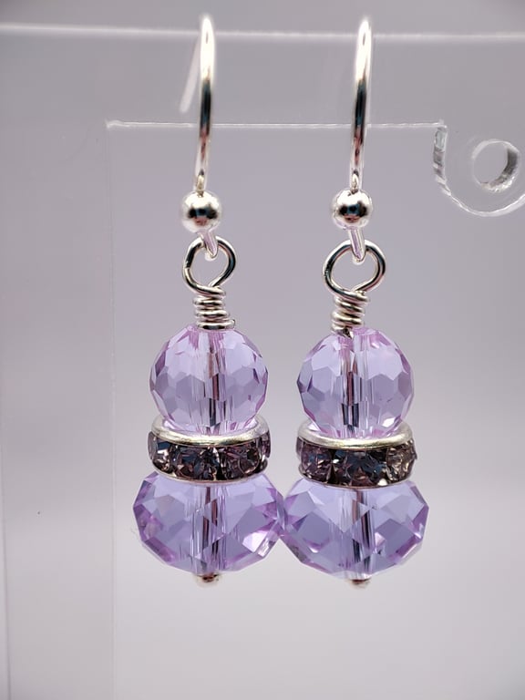 Glass Crystal earrings