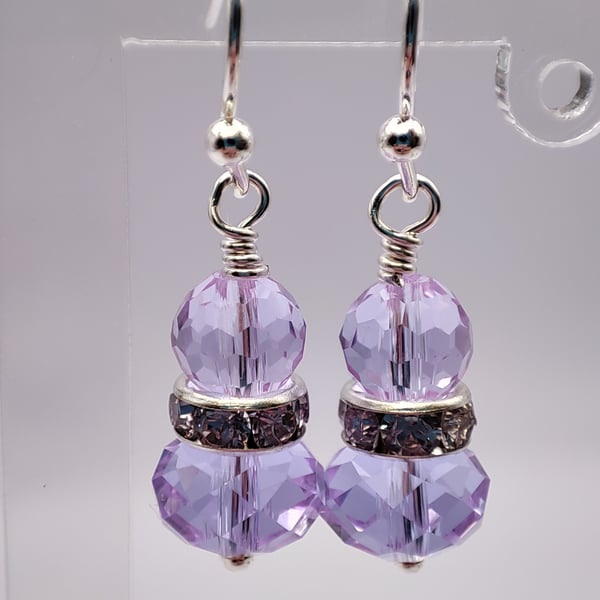 Glass Crystal earrings