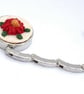 Handcrafted Red Floral Bag Hanger. - Image 2