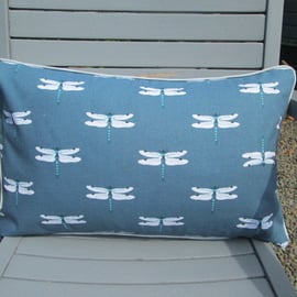 Sophie Allport Dragonfly  Cushion Cover with Grey Piping