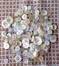 Assorted white buttons - Image 1
