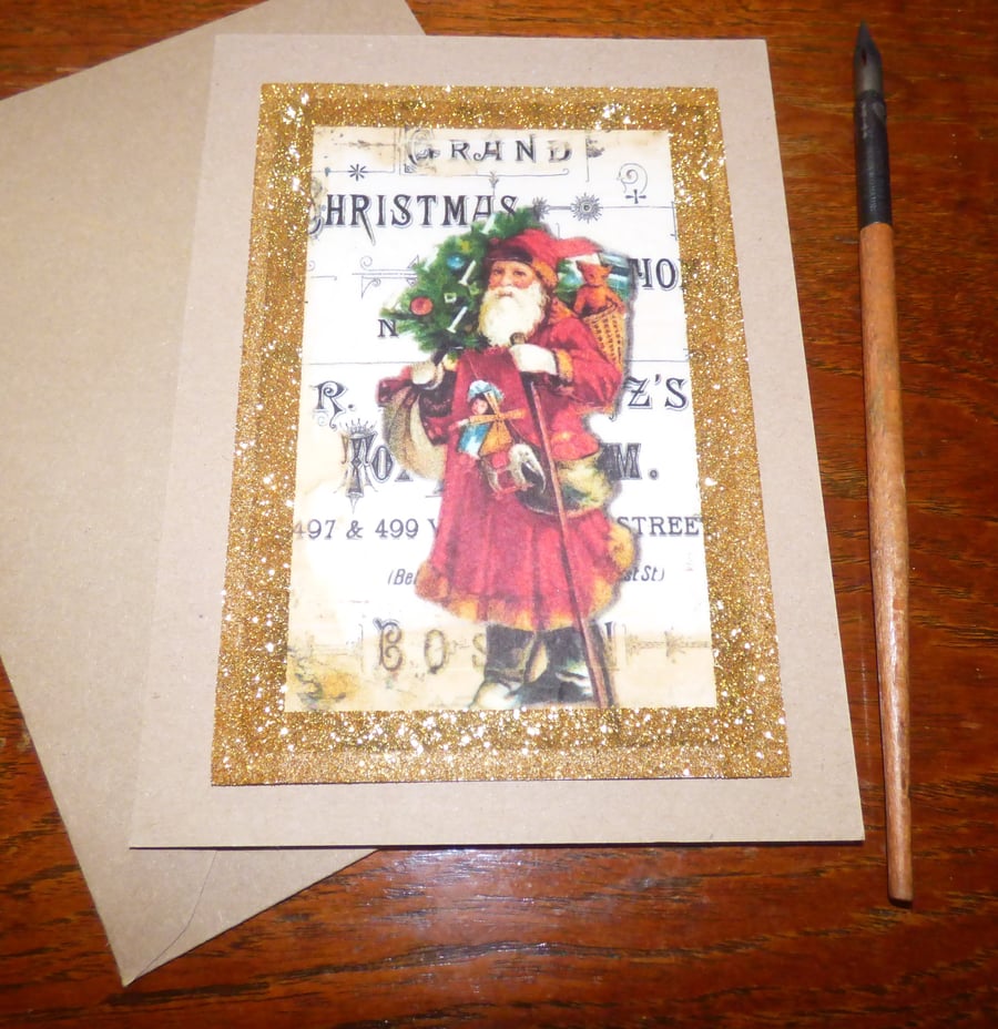 Father Christmas gold card Buy 2 get 3rd free