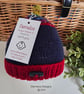 Hand Knitted Baby Boy's Beanie Hat 6 -12 months size