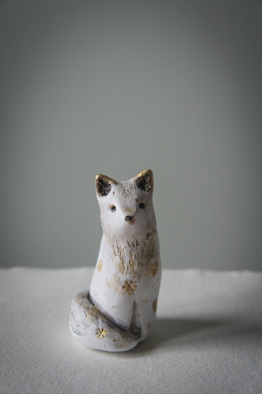 Arctic Fox Sculpture