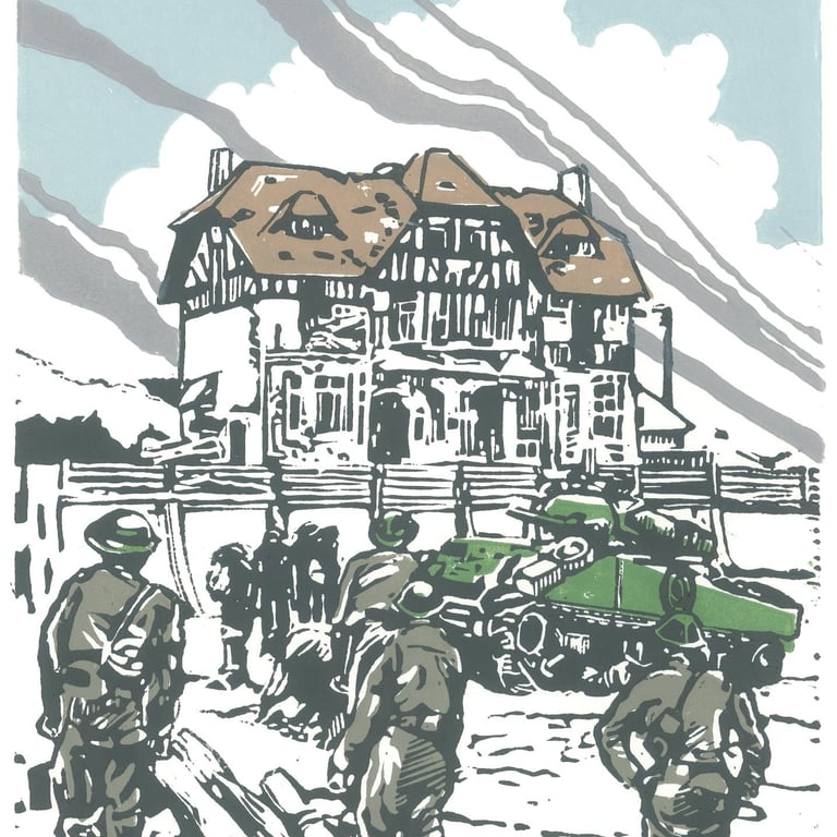 D-Day Bernieres-sur-mer Normandy France 1944