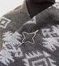 Shawl Pin, Copper Star Clasp Cloak Pin