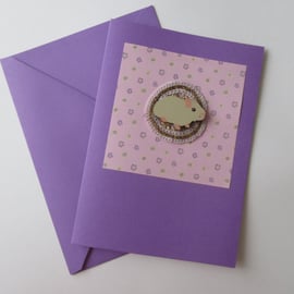 Guinea Pig Blank Greetings Card suitable for Happy Birthday Thank You etc