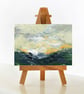 'Abstract V’ - ACEO Original Acrylic Painting - Image 1